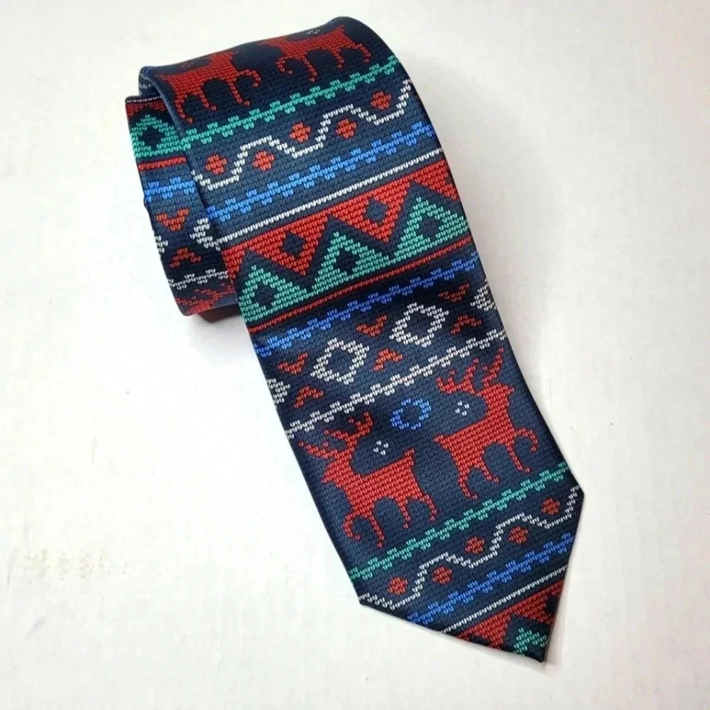 TIE TALES Holiday Christmas Men's Necktie